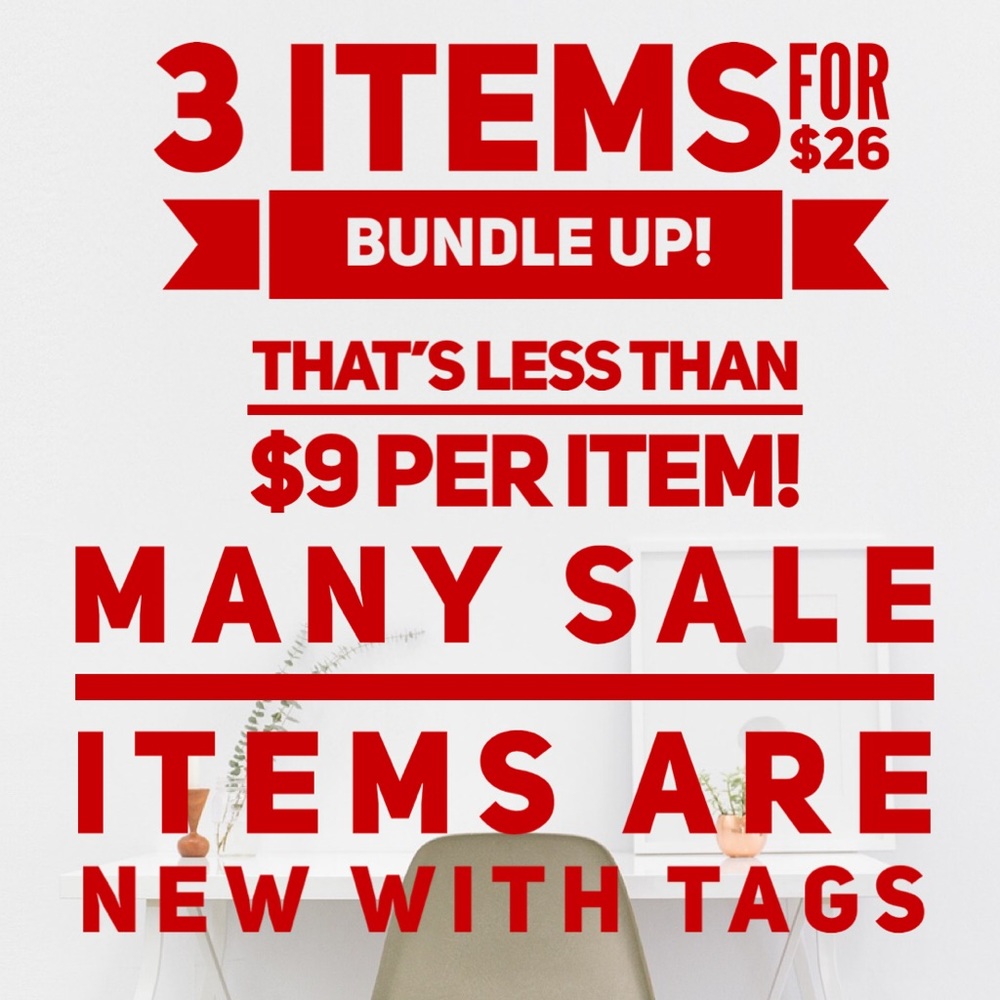 SALE! 3/$26 SALE! 🐰